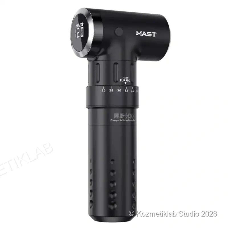 Mast Flip Pro Kablosuz Dövme Makinesi detaylı inceleme görseli 1