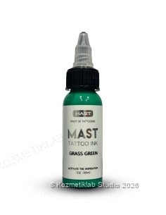 Mast Grass Green Dövme Boyası 30ml detaylı inceleme görseli 1