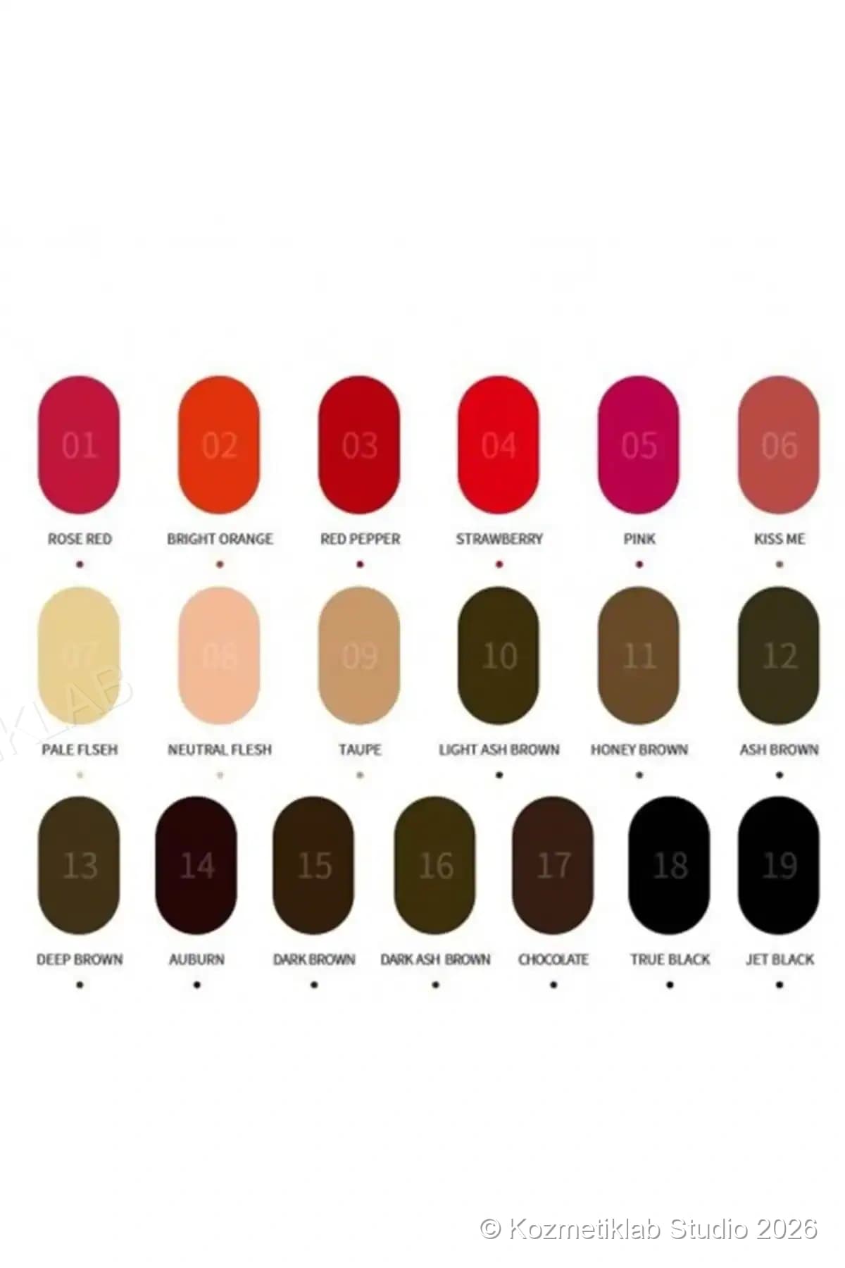 Mast PMU Kalıcı Makyaj Boyası 12ml Ash Brown kalıcı makyaj boyaları görseli