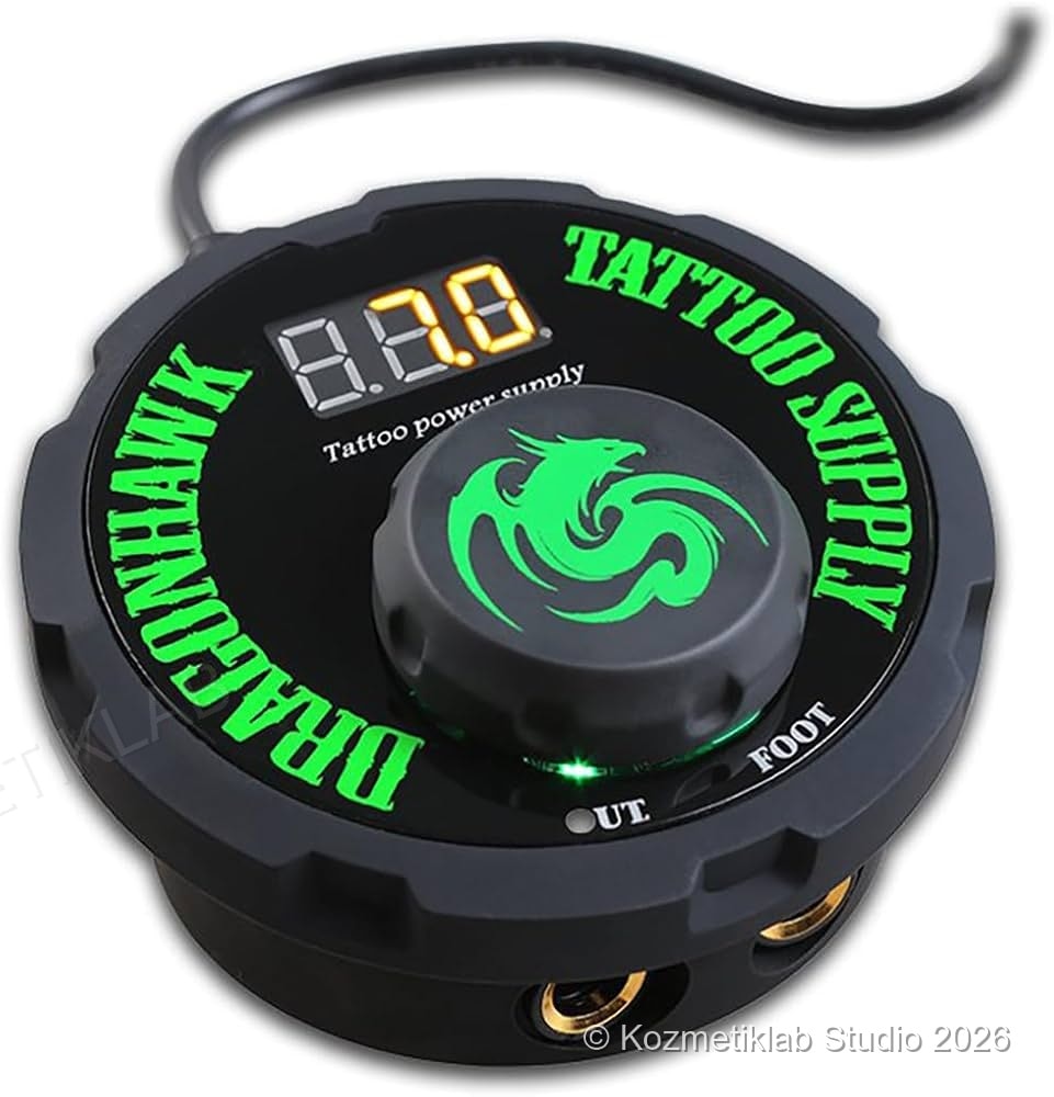 Dragonhawk Airfoil Dövme Güç Kaynağı - Yeşil detaylı inceleme görseli 1