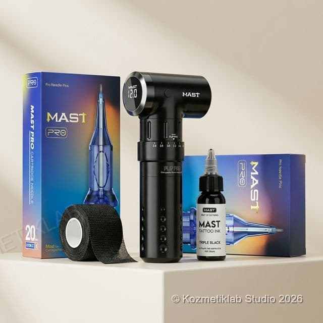 Mast Flip Pro Kablosuz Dövme Seti