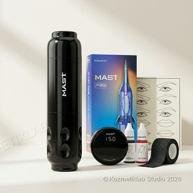 Mast Sensor Dövme Makinesi Seti | Mast Circle Güç Kaynağı