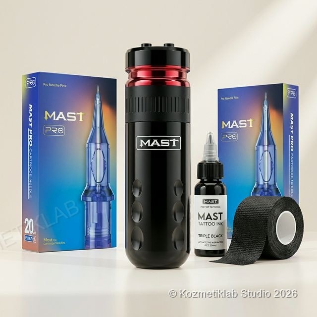 Mast Racer Kablosuz Dövme Makinesi Seti (4.0 mm Stroke, Tek Batarya, Kompakt Tasarım) detaylı inceleme görseli 1