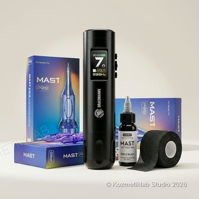 Dragonhawk X7 Kablosuz Dövme Seti