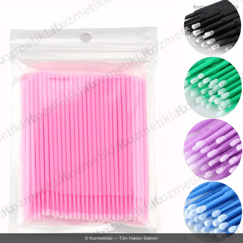 Kozmetiklab Microbrush Çubukları - Paket detaylı inceleme görseli 1